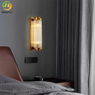 E14 luz moderna cristalina de la pared del metal LED de lujo para residencial