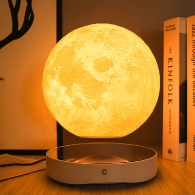 Luz inteligente de la noche de la lámpara LED de la luna de la levitación magnética pequeña para el estudio de la sala de estar de la cabecera