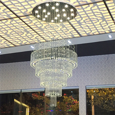 Boda Crystal Pendant Light Fashionable de lujo RA80 de los hoteles