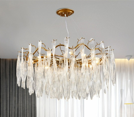 Sitio europeo moderno del chalet de Crystal Pendant Ceiling Light For del estilo